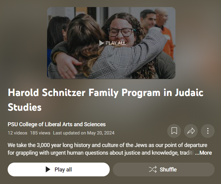 Playlist of JST videos on YouTube